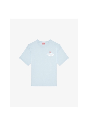 Mens Diesel T-Boxt-T23 Short-Sleeved Cotton-Jersey T-Shirt