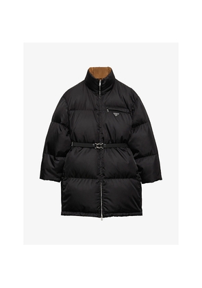 Womens Prada Re-Nylon Padded Shell-Down Jacket