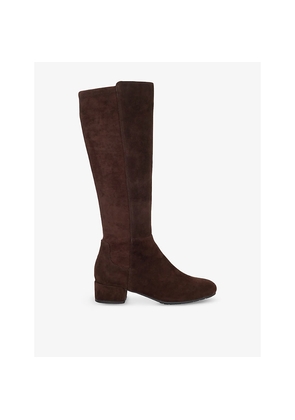 Womens Dune Tayla Suede Knee-High Boots