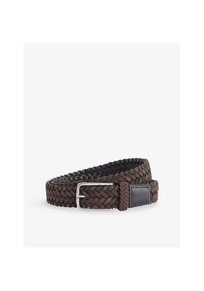 Mens Paul Smith Weave Suede Belt