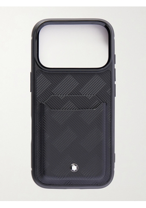 Montblanc - Extreme 3.0 Leather iPhone 17 Pro Case - Men - Black