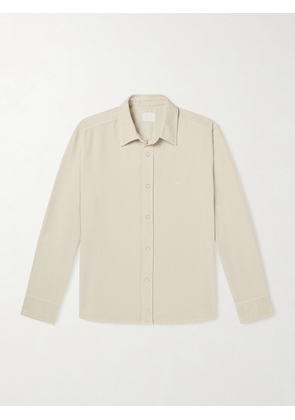 A.P.C. - Logo-Embroidered Cotton-Twill Overshirt - Men - Neutrals - XS
