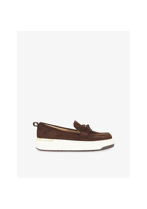 Womens Dune Glide Suede Loafers