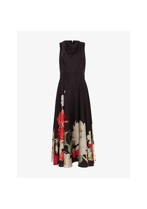Womens Phase Eight Cheryl Printed Woven Midi Dress