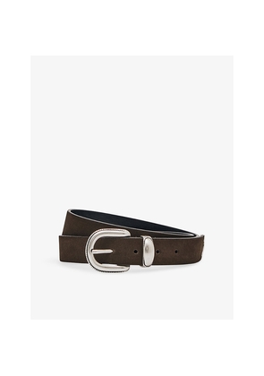 Mens Reiss Austin Suede Western Belt