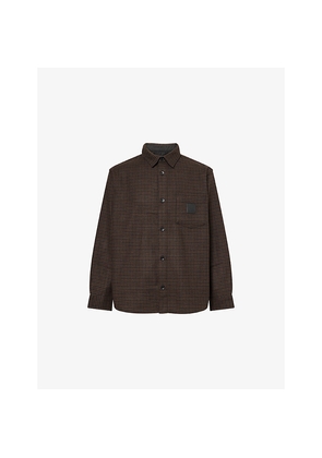 Mens Carhartt WIP Lowis Houndstooth-Print Woven Shirt