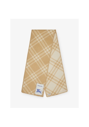 Burberry Check Wool Scarf