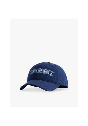 Mens Les Deux Logo-Embroidered Cotton Dad Baseball Cap