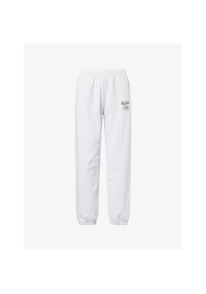Womens Sporty & Rich Nyrc Logo-Print Cotton-Jersey Jogging Bottoms