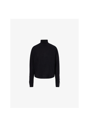 Womens Varley Rona High-Neck Stretch-Woven Top