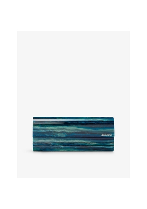 Womens Jimmy Choo Sweetie Marble Acrylic Clutch