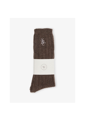 Womens Sporty & Rich Wool and Cashmere-Blend Ankle Socks