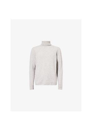 Mens John Smedley Faisal Turtleneck Cashmere and Wool Jumper