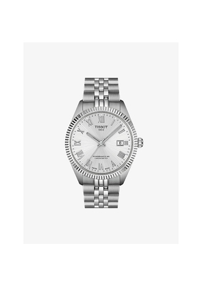 Mens Tissot Ballade Stainless-Steel Automatic Watch 39mm