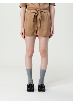 Shorts GUCCI Woman color Brown
