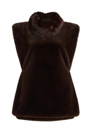DARKPARK Blue Faux Fur Gilet - Moda Operandi
