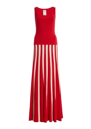 ESCVDO Agreste Knit Cotton Maxi Dress - Moda Operandi