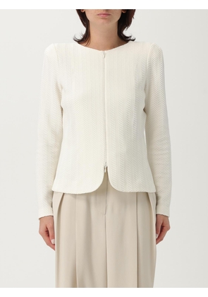 Jacket EMPORIO ARMANI Woman color Yellow Cream