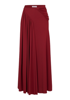 Rabanne Ruched Jersey Maxi Skirt - Moda Operandi