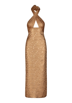Johanna Ortiz Jacquard Elegant Expedition Midi Dress - Moda Operandi