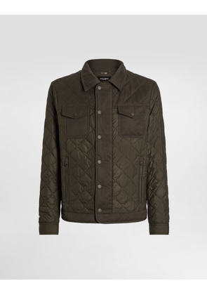 Dolce & Gabbana Quilted Jacket - Man Coats And Jackets Beige 48