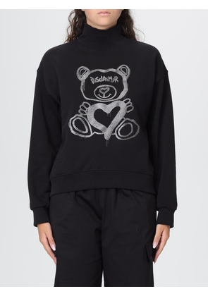 Sweatshirt DISCLAIMER Woman color Black