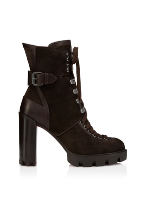 Christian Louboutin New Macademia 100mm Leather Ankle Boots - Moda Operandi