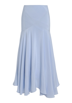 Rodarte Exclusive Riviera Silk-Blend Crepe Midi Skirt - Moda Operandi