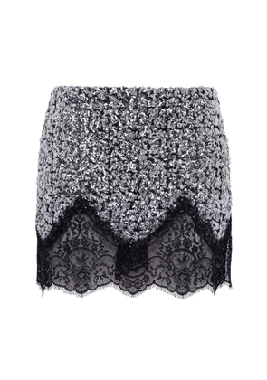 SIEDRÉS Witz Sequined Mini Skirt - Moda Operandi