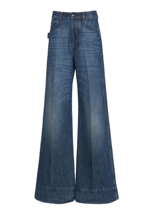 Bottega Veneta Rigid High-Rise Flared-Leg Jeans - Moda Operandi