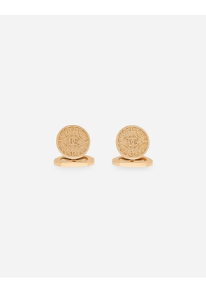 Dolce & Gabbana Dg Logo Cufflinks - Man Bijoux Gold Metal Onesize