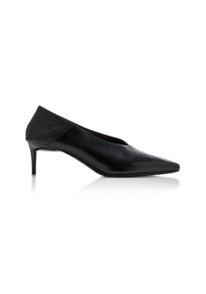 St. Agni Collapsable Leather Pumps - Moda Operandi