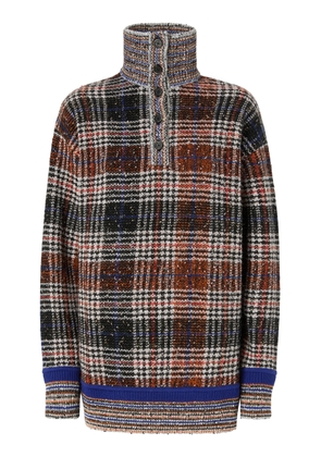 Missoni V-Neck Checkered Sweater - Moda Operandi