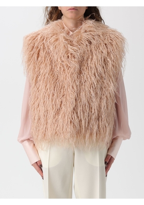 Fur Coat FORTE FORTE Woman color Pink