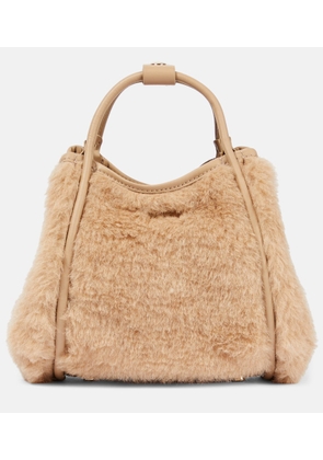Max Mara Marine Mini teddy tote bag
