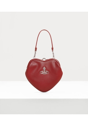 Vivienne Westwood Belle Heart Frame Purse Faux Leather Red One Size Women