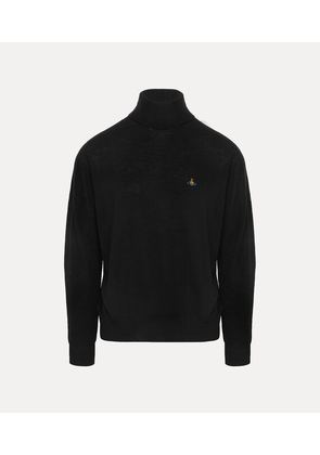 Vivienne Westwood Fisherman Turtleneck Wool Black M Men