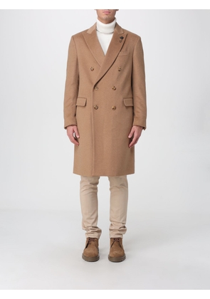 Coat LARDINI Men color Beige