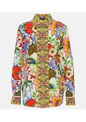 Etro Printed silk shirt