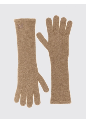 Gloves MAX MARA Woman color Beige