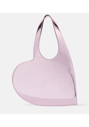 Coperni Heart Mini metallic tote bag
