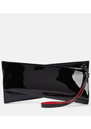 Christian Louboutin Loubitwist patent leather clutch