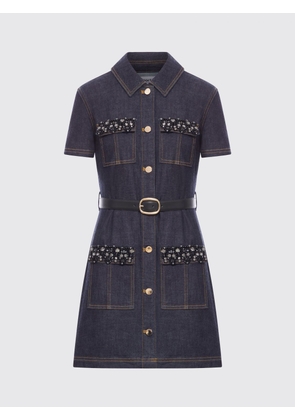 Dress SELF-PORTRAIT Woman color Blue