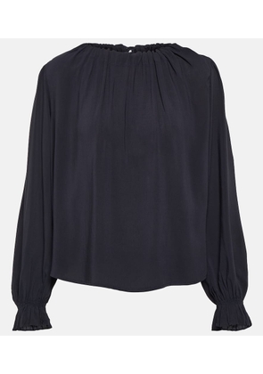 Velvet Bristol challis blouse