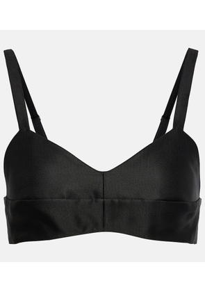 Khaite Knox silk bralette