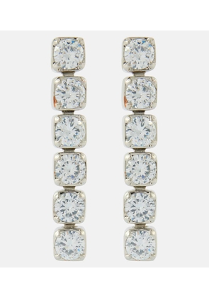 Jil Sander Crystal-embellished drop earrings