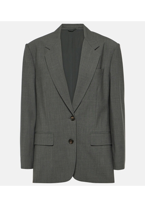 Brunello Cucinelli Oversized wool-blend blazer