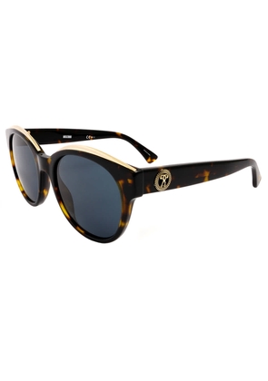 Moschino Grey Round Ladies Sunglasses MOS033/S 0086/IR 52