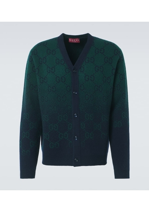 Gucci GG wool jacquard cardigan