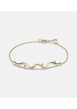 Stone and Strand Harbor Lights 10kt gold bracelet with diamonds